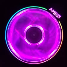【二手】AMD Wraith Prism 光環RGB LED原裝風扇散熱器R7 2700x原廠風扇幽靈風扇【快速出貨】