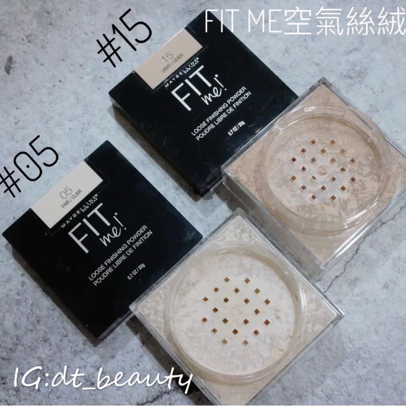 Maybelline 媚比琳caite推薦定妝蜜粉蜜粉散粉空氣絲絨蜜粉fit Me 蝦皮購物