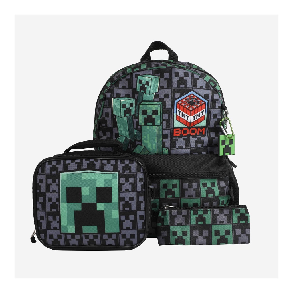 預購🚀美國正貨🚀美國專櫃 Minecraft 麥塊 兒童書包 餐袋 筆袋  便當袋 後背包 書包 兒童 小學