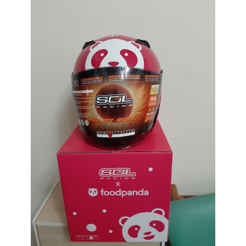 Foodpanda熊貓SOL安全帽XL