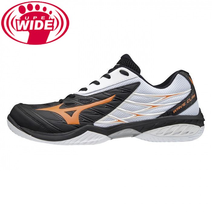 MIZUNO WAVE CLAW 羽球鞋 超寬楦 排羽桌球適用 室內運動鞋 零碼出清 71GA191854 20FW