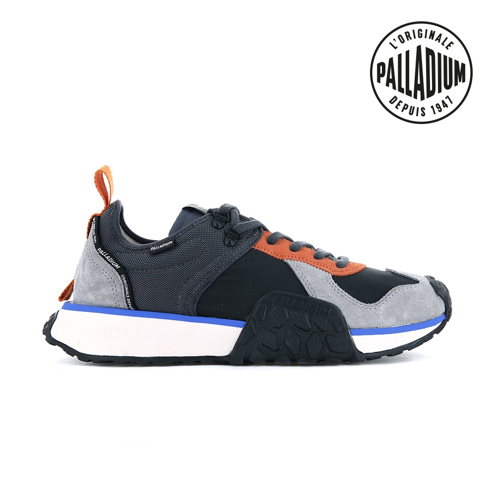 PALLADIUM TROOP RUNNER軍種潮鞋-中性-城市灰橘