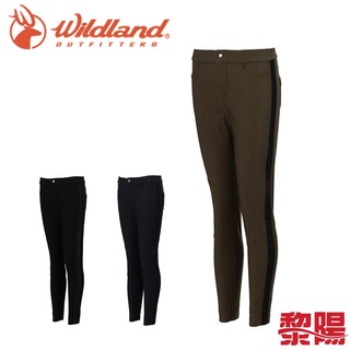 Wildland 荒野 超彈牛仔併接合身保暖褲 女款 (3色) 彈性/柔軟舒適/休閒旅遊 24W72327