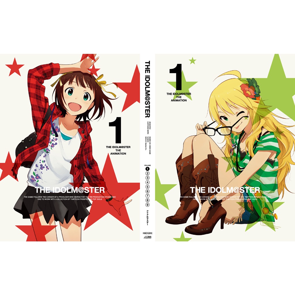 日版 偶像大師 THE IDOLM@STER  Blu-ray 藍光 第一卷 01 完全生產限定盤 天海春香 星井美希