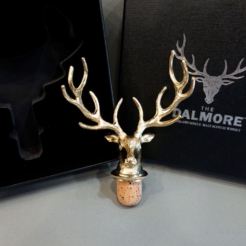 【全新】大摩 Dalmore 限量金色12釵鹿頭酒瓶塞