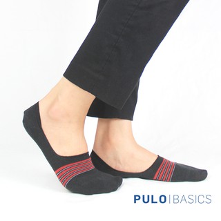 PULO-穿立淨除臭細紋低口隱形襪-2雙入| 薄款 隱形襪 除臭襪 不滑落 機能