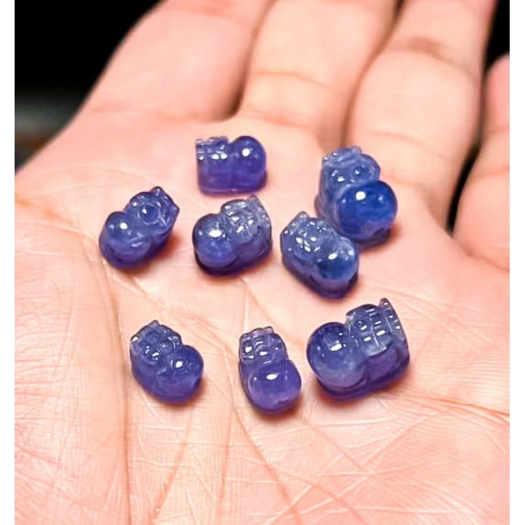 💰天然坦桑石貔貅 洞察直覺注意記憶溝通靈感創意鬥志信心 情人節母親節父親節慶生日送禮丹泉石手鏈手珠手串吊墜鎖骨墜耳環耳墜