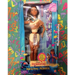 45cm Mattel 1995年 Disney pocahontas 迪士尼 風中奇緣 寶嘉康蒂 印第安公主 古董玩具
