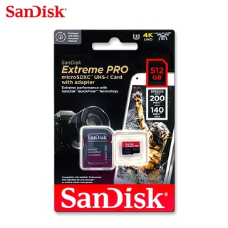 保固公司貨 SANDISK Extreme PRO 512G A2 V30 microSDXC U3 UHS-I
