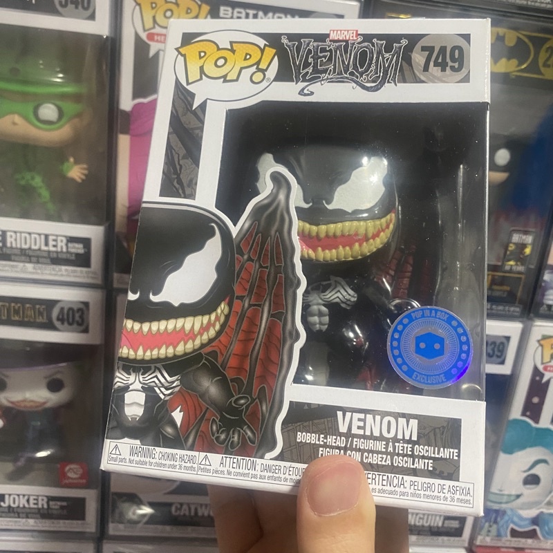 [李大] 正版現貨 Funko POP 漫威 猛毒 翅膀 Pop in a Box PIAB限定 Venom #749