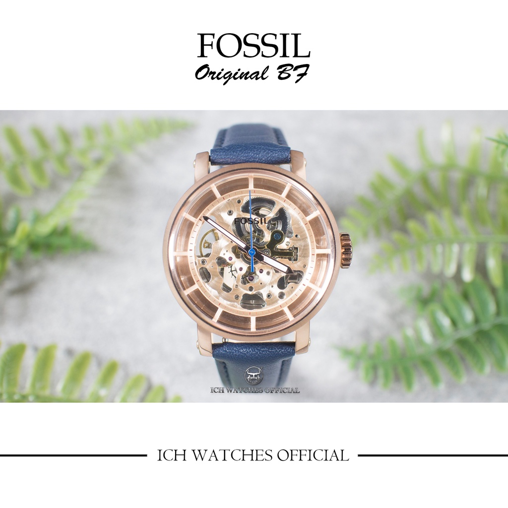 公司貨進口美國Fossil Boyfriend系列女錶機械錶手錶-鏤空錶生日禮物情人節禮物J12 ME30863069