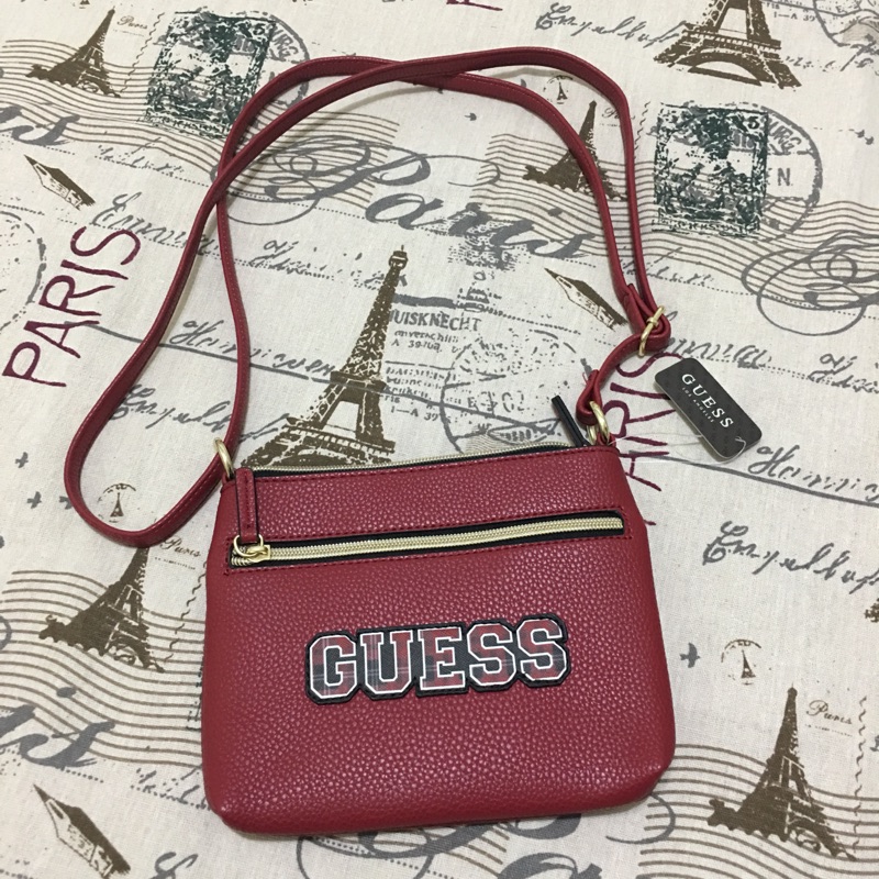 🌈美國🇺🇸Guess Logo側背包