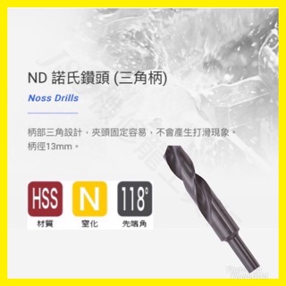 {JSL} 台灣製造 MMC TAISHIN 諾式鑽頭 ND 三角柄