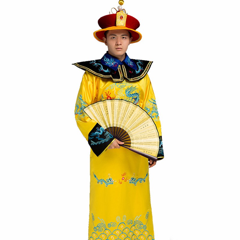 中國男皇龍袍禮服古裝漢服古清朝太子兒童服飾
