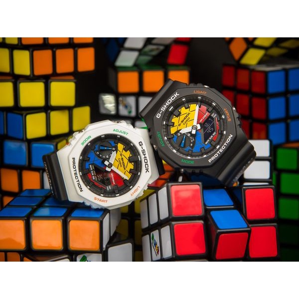 未使用 G-SHOCK × Rubik´sCube GAE-2100RC 激安一掃 - crossville