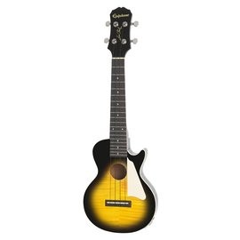 亞洲樂器 Epiphone Les Paul Ukulele 電吉他造型 電烏克麗麗 贈送原廠琴袋