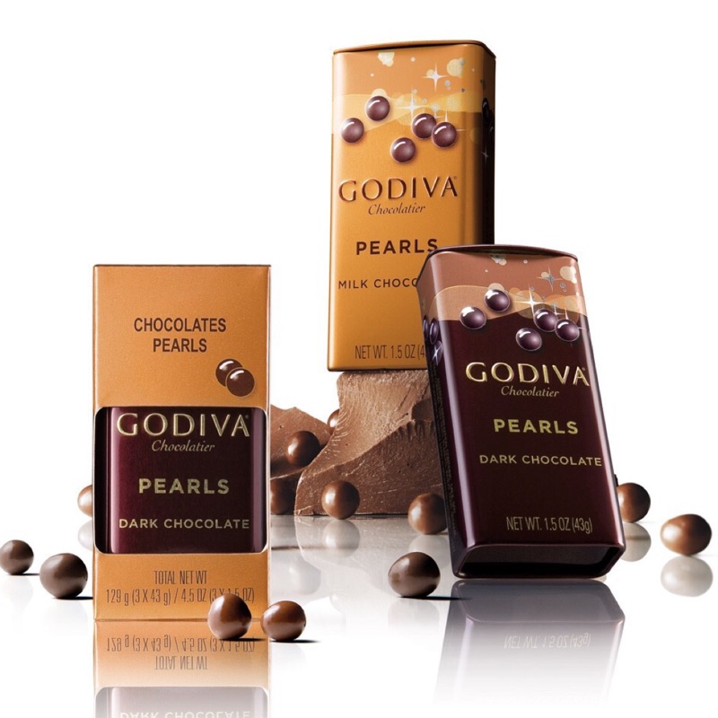 【Mai-Mai★買買】🔥現貨🔥 GODIVA《巧克力豆 3盒裝》