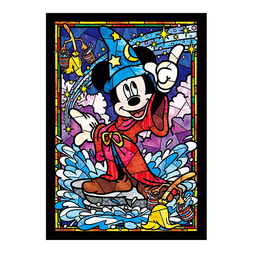 Tenyo拼圖 266透明小片 彩繪玻璃 迪士尼家族 魔法米奇 BF85747
