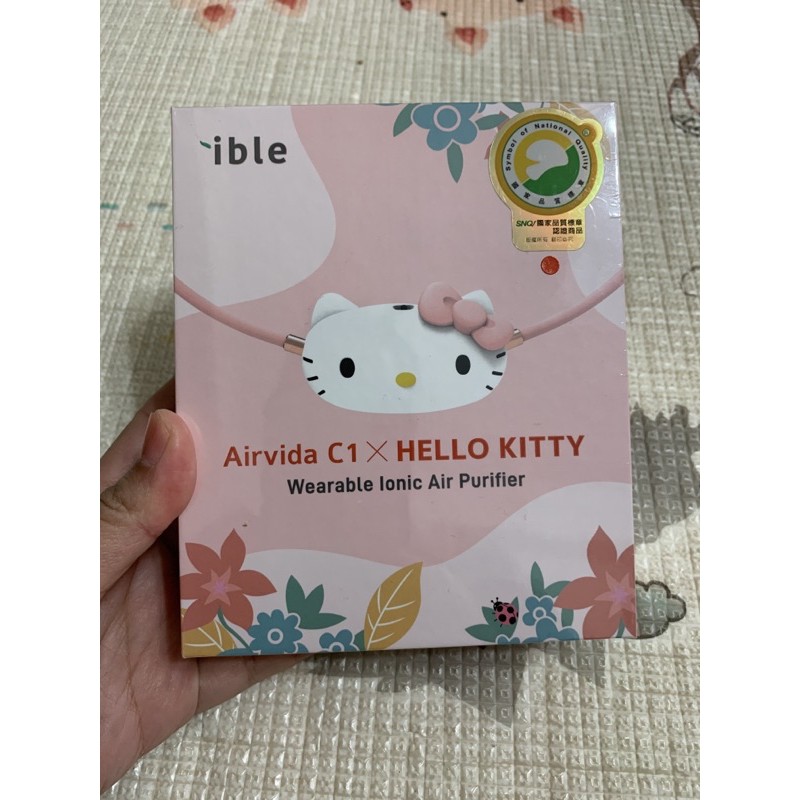 ible Airvida C1 Hello Kitty聯名款 穿戴式空氣清淨機 漾粉款
