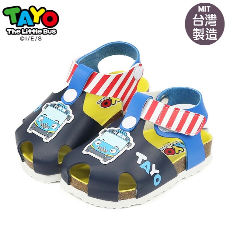 童鞋/TAYO泰路小巴士護趾氣墊涼鞋(T83805)藍13-17號