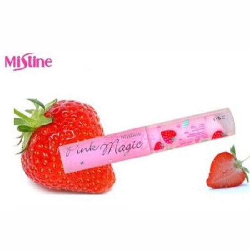 泰國知名品牌Mistine PINK MGIC草莓變色護唇膏