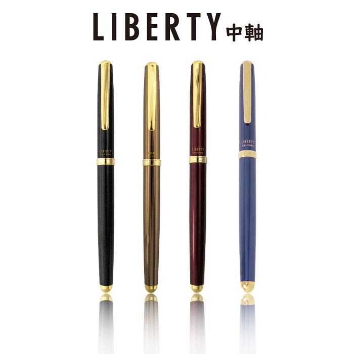 OHTO (CB-10NBL)陶瓷水性原子筆LIBERTY黑芯0.5mm。筆芯C-305P另購