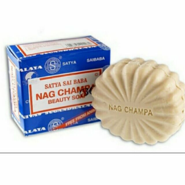 💕【印度線香品牌香皂】賽巴巴檀香味經典皂(大塊 150g ) SATYA SAI BABA NAG CHAMPA SOAP (#保證正品#)