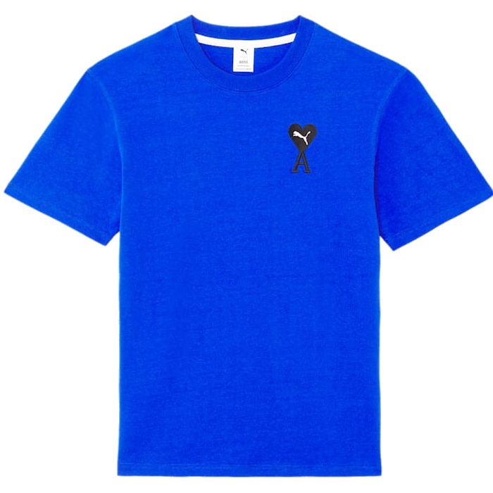 【鋇拉國際】AMI PARIS 聯名PUMA 短袖T恤 藍色 歐洲代購 義大利正品代購 台北實體門市安心購