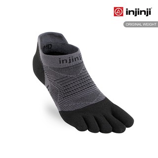 【INJINJI】RUN 吸排五趾 隱形襪 [黑色] 五趾襪 運動襪 機能襪 排汗襪 | INJB0NAA0695