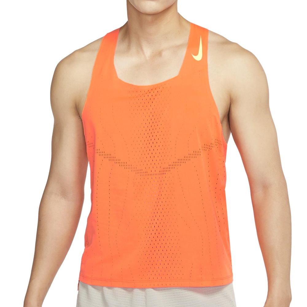 Nike AS M DFADV AROSWFT SINGLET 男 橘 運動 慢跑 無袖 背心 DM4625-803