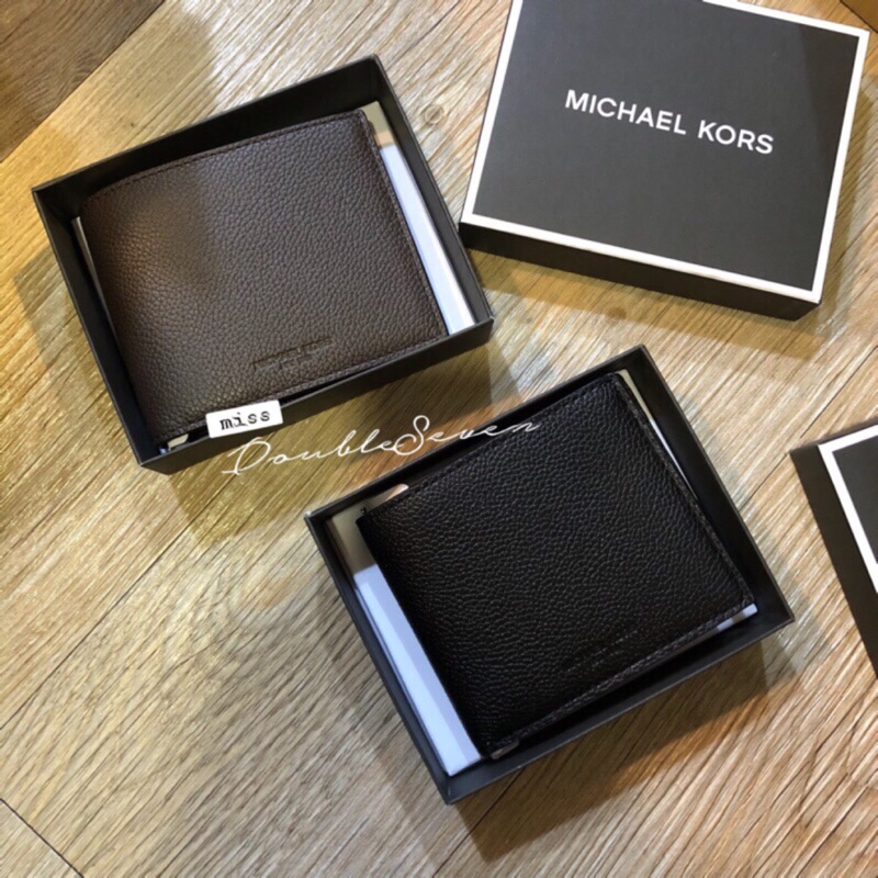 Michael Kors MK 皮夾 真皮短夾 男夾❤超級便宜 附盒子 現貨在台
