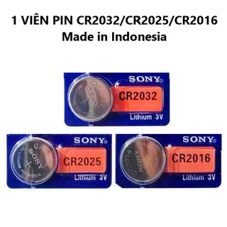 1 Sony CR2032 / CR2025 / CR2016 3V 鋰電池 (CMOS 電池) - 印度尼西亞製造