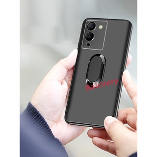 INFINIX NOTE 12 G96 手機殼軟磨砂磁性磁鐵汽車指環手機殼矽膠手機殼套