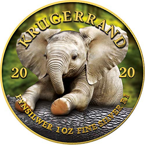 預購 - 2020南非-克魯格-大五系列版-幼象-1盎司銀幣