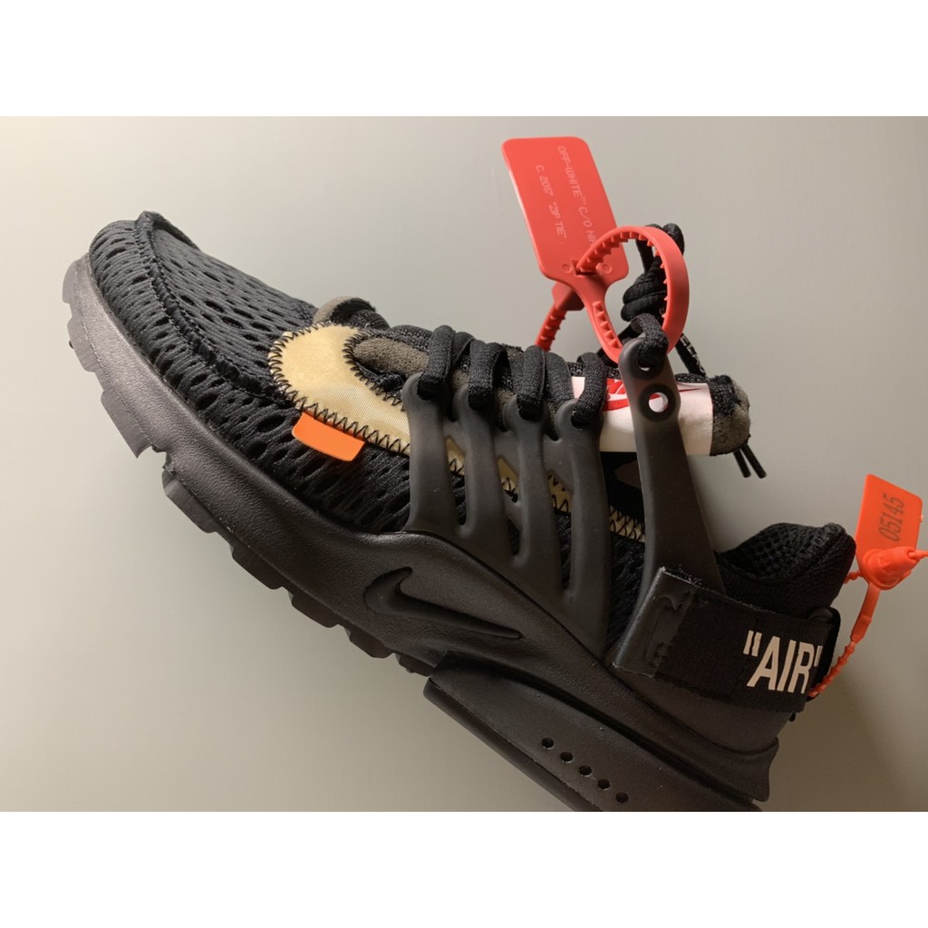 THE 10 : NIKE AIR PRESTO Off-White AA3830-002 US6 黑 魚骨