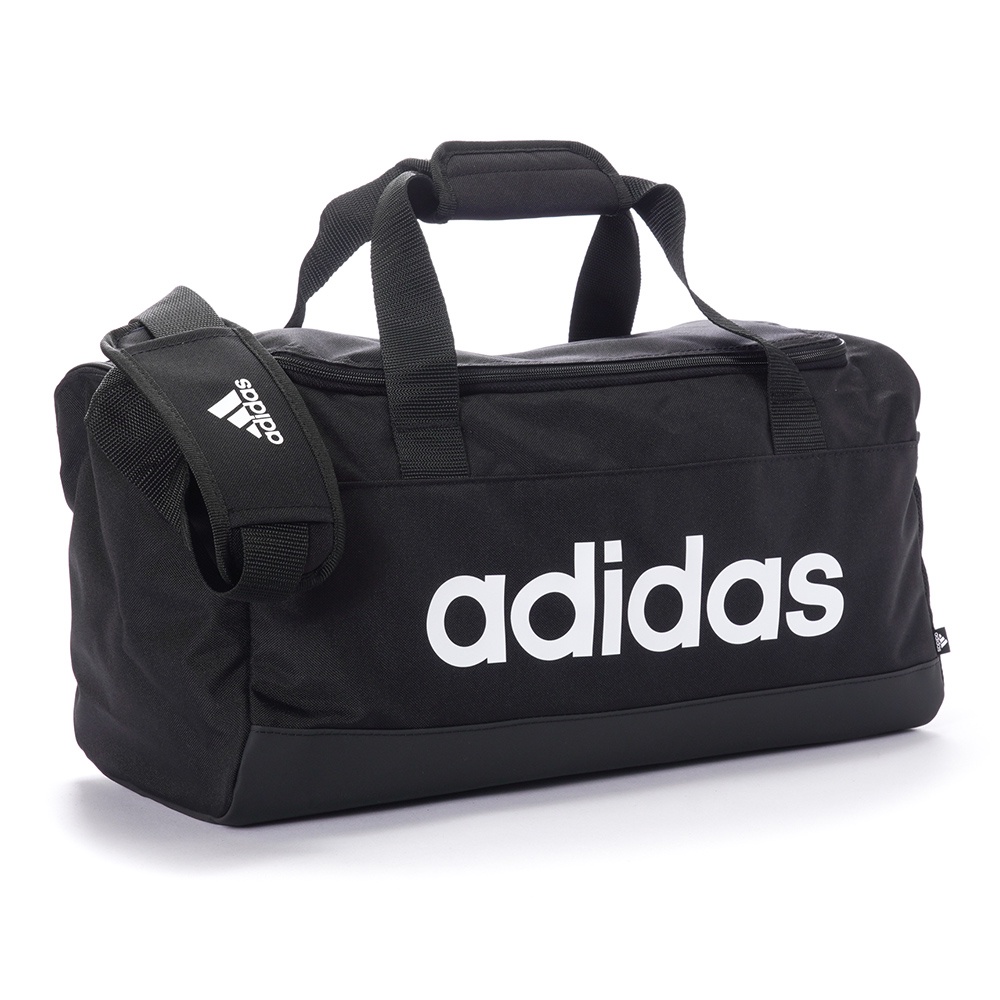 ADIDAS LINEAR DUFFEL S 戶外 運動 手提 黑色 小型 健身包 gn2034