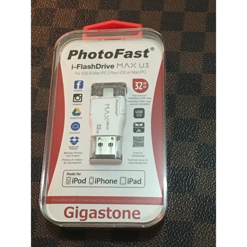 PHotoFast i-FlashDrive MAX 32G USB3.0 雙頭龍隨身碟