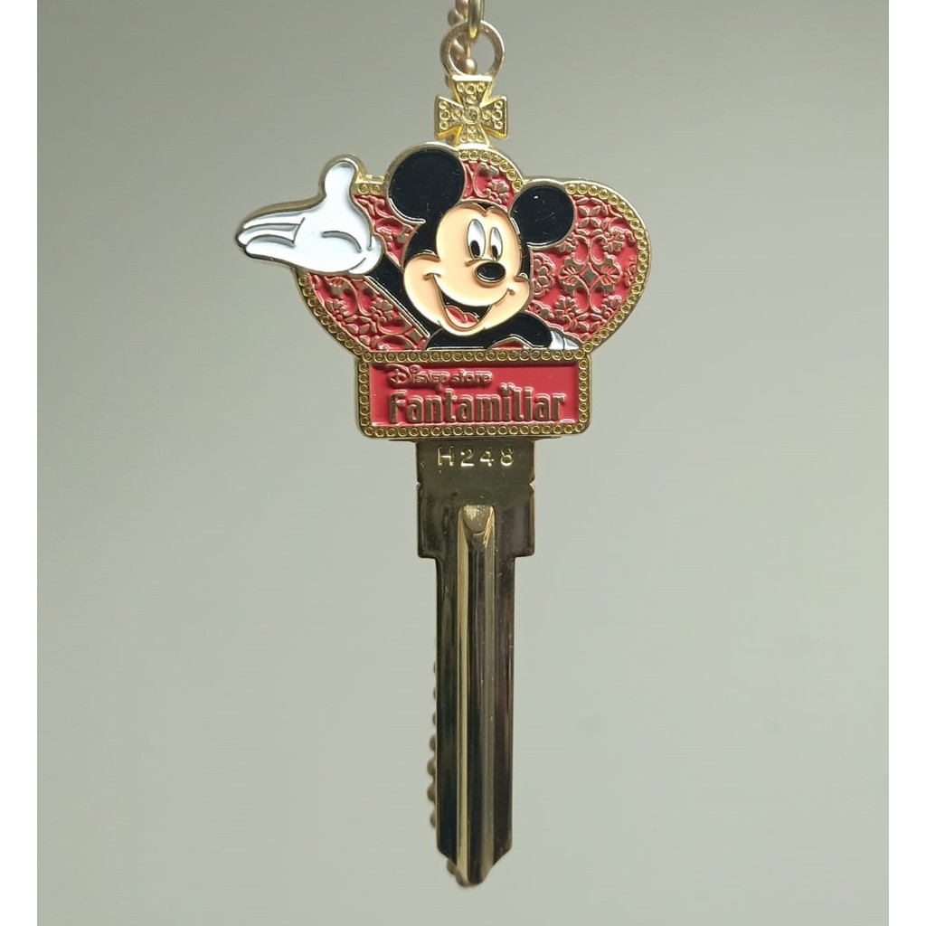 日本帶回東京迪士尼disney 限定米奇原型鑰匙fantamiliar 金色 05 蝦皮購物