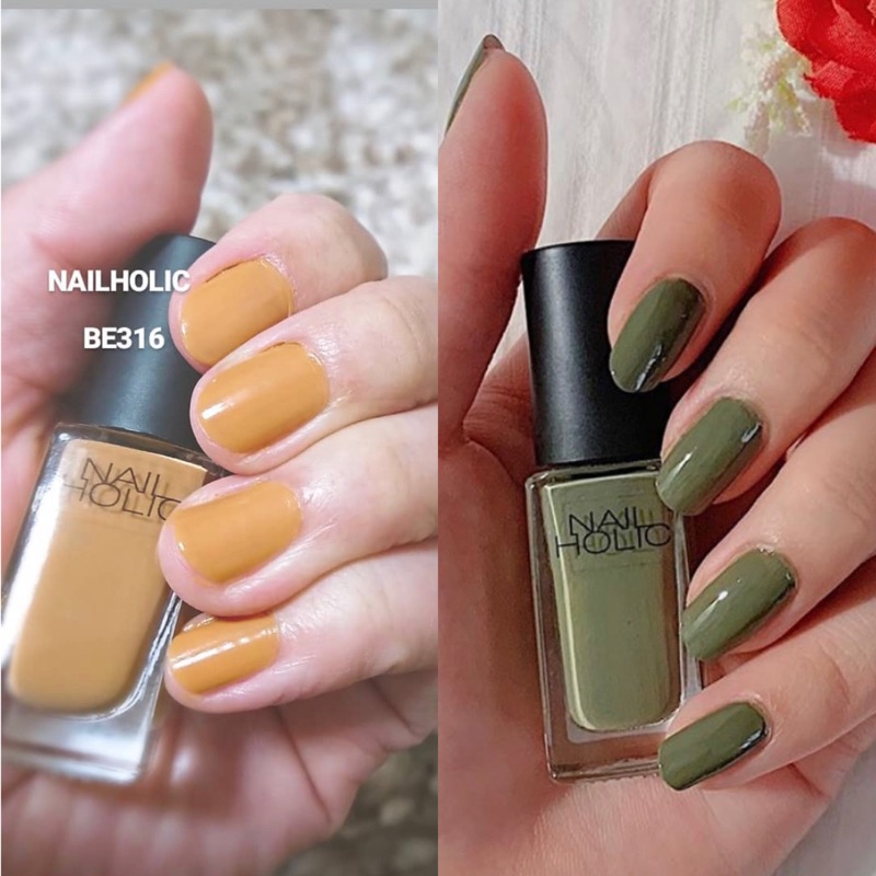 現貨 Nail Holic指甲油be316花生醬色gr703抹茶綠色 蝦皮購物