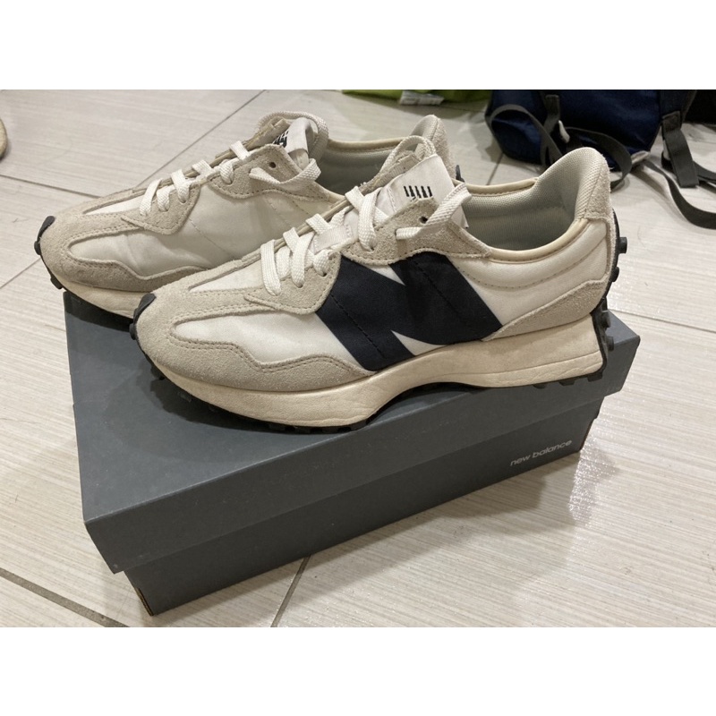 New Balance 327 [二手鞋］女鞋 米灰 白 黑 經典