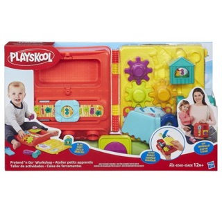🔥全新現貨🔥🌟兒樂寶 小工具手提箱遊戲組 桌遊🌟PLAYSKOOL 啟蒙遊戲 早教玩具 圖形學習 摺疊收納 安全