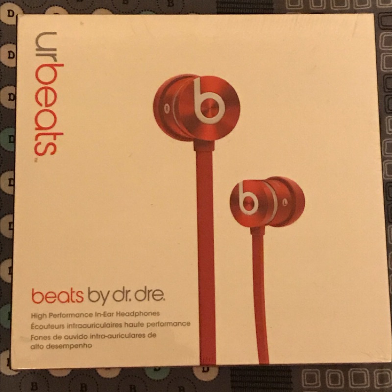 beats by dr. dre. 紅色耳機