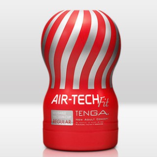 TENGA AIR-TECH FIT 真空深喉飛機杯/自慰杯/自慰器(標準版/紅)【重覆使用】 情趣夢天堂 情趣用品