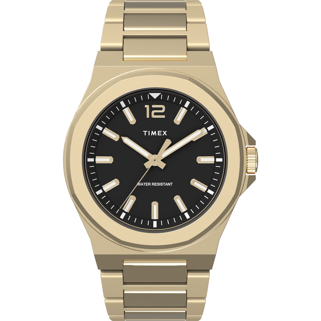 【TIMEX】天美時 風格系列紳士手錶  (金x黑 TXTW2V02100)
