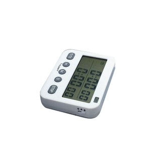 捷華 雙定時計時器 循環計時提醒器 記憶電子時間管理器 可吊掛磁鐵鬧鐘 廚房烘焙定時器 倒數計時 時間管理計時器