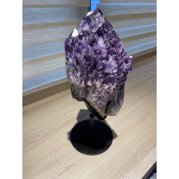 amethyst elestial~雅典娜紫骨幹水晶原礦/紫水晶/紫晶