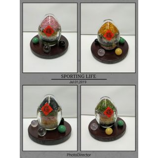天然水晶五行珠盤+招財黃聚寶蛋+付珠2cm，東菱玉，黑曜，黃玉，粉晶，白水晶=一組