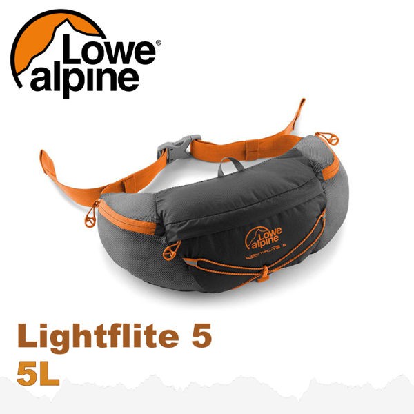 LOWE ALPINE 英國 Lightflite 5 極輕量運動腰包《媒碳黑》5L/FAD-36/臀包/悠遊山水