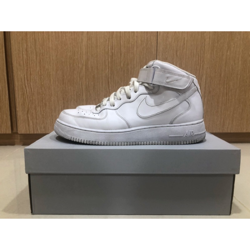 Nike Air Force 1 mid ‘07 九成新 高筒 魔鬼氈