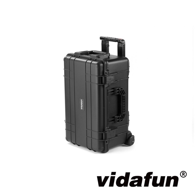 Vidafun系列 V26B 防水氣密箱 防塵 防撞 防爆 攝影箱 工具箱 登機箱 附拉桿及降噪輪╱56×35×29cm